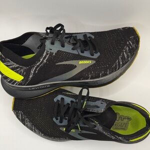 Brooks Women’s Black with Yellow Accent Running Shoes